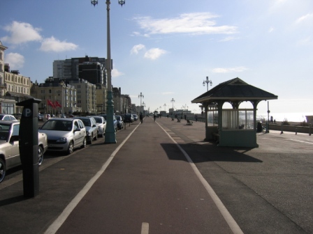 Hove sea front looking east