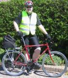 Red bike - Preparing for a ride