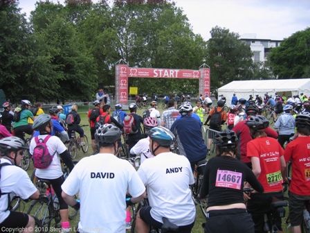 The Start of the London to Brighton 2010 Bike Ride ~ only 54 miles to go !